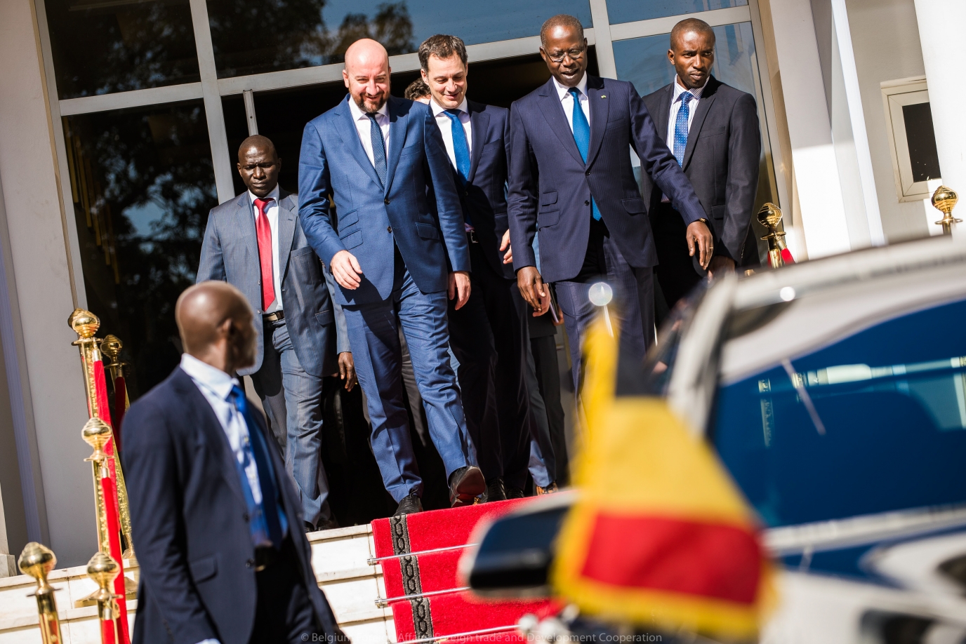 Visite de travail au Sénégal : Entretien avec le Premier Ministre sénégalais Mahammed Boun Abdallah Dionne et le Ministre de la Coopération au développement Alexander De Croo.