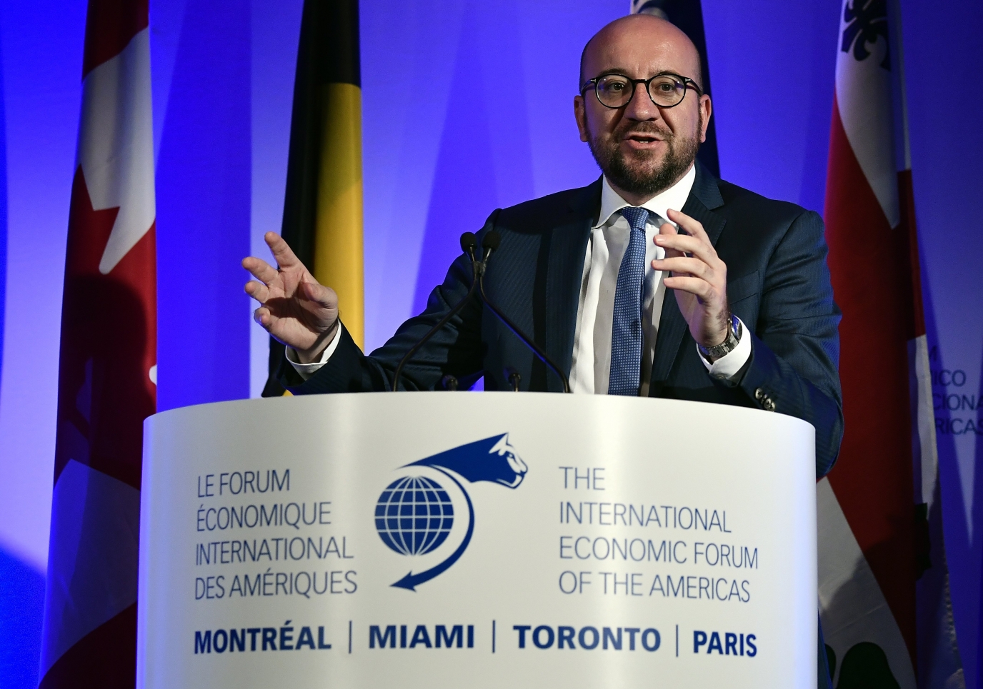 Deelname aan het “International Economic Forum of the Americas” in Montreal