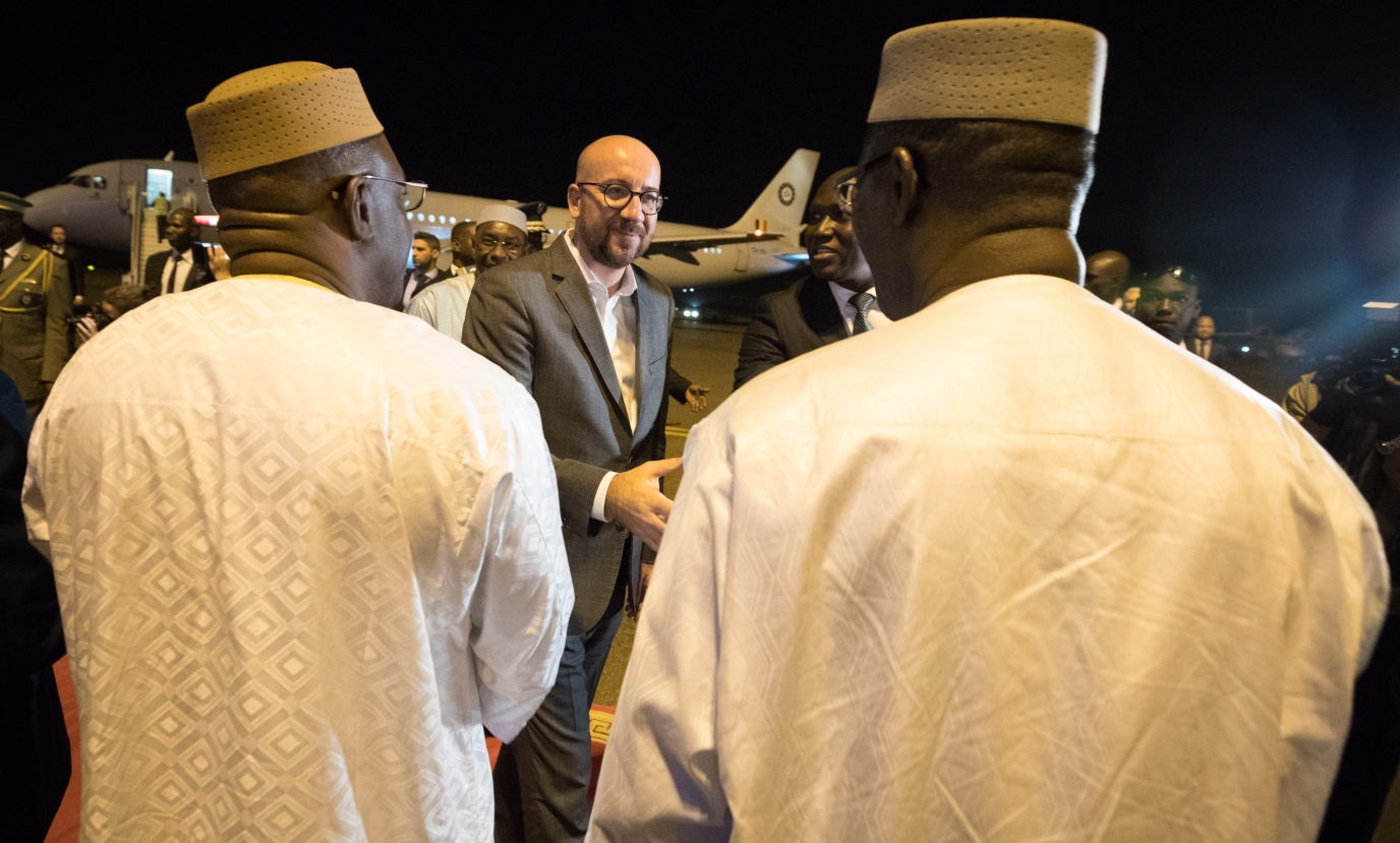 Ontvangst en onderhoud met eerste minister Abdoulaye Idrissa MAIGA.