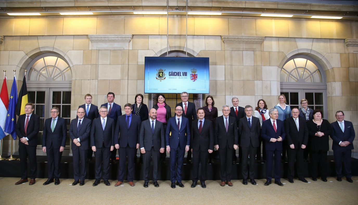 Réunion commune des gouvernements belge et luxembourgeois - Gäichel VIII