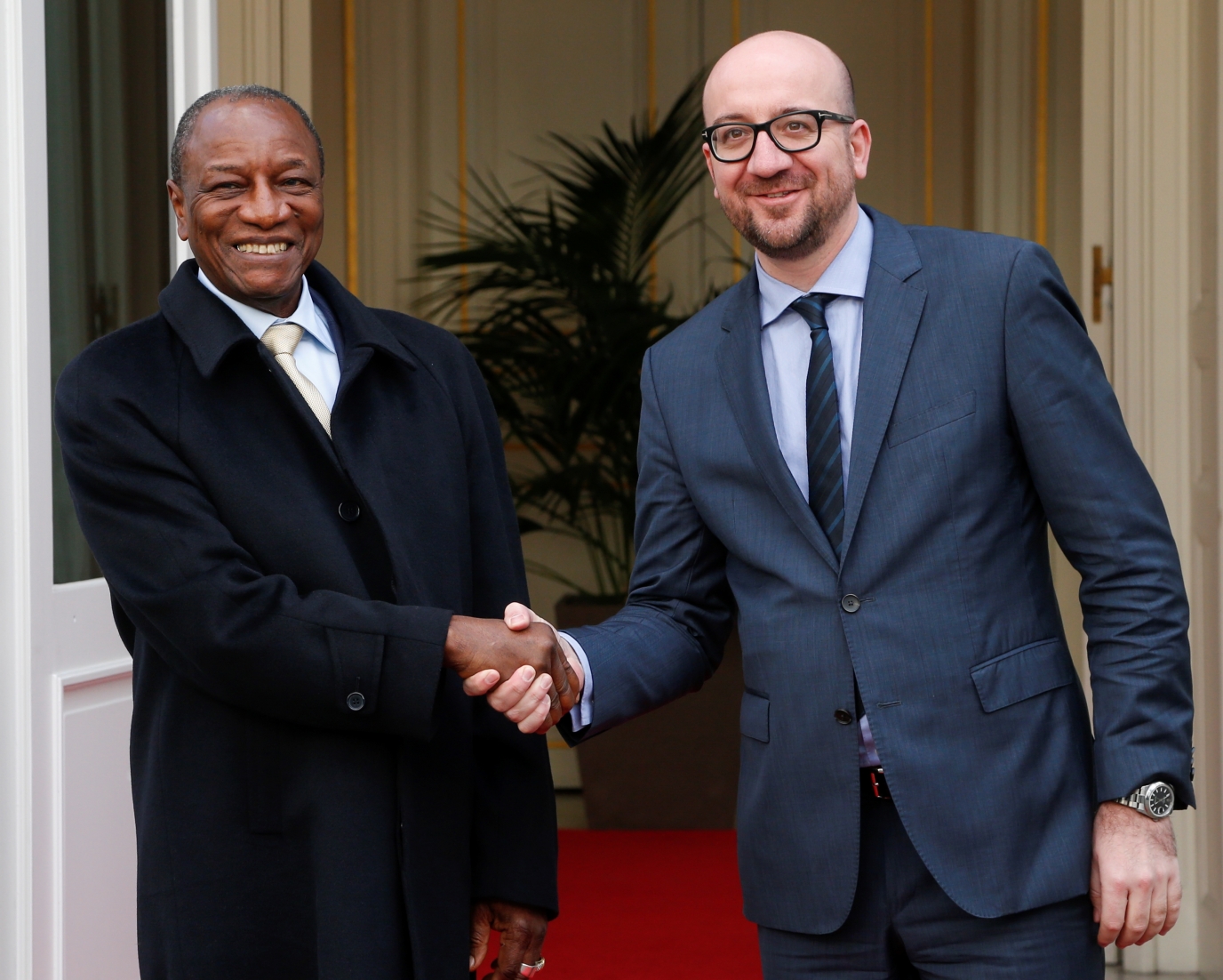 Ontmoeting met de president van de Republiek Guinee, Z.E. Alpha Condé