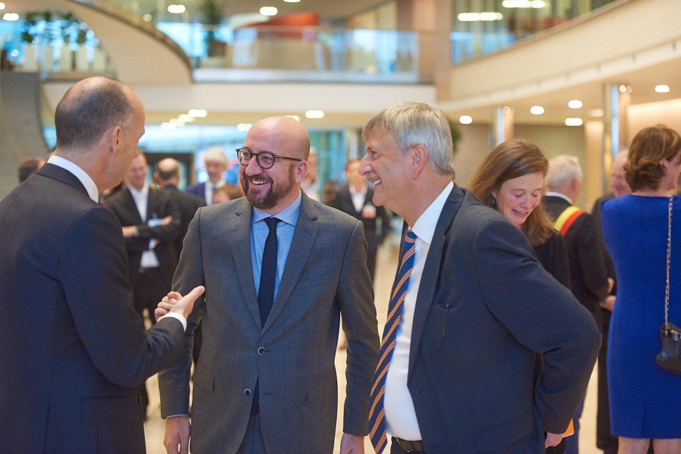 Inauguration du nouveau centre de production de vaccins contre la polio chez GSK à Wavre