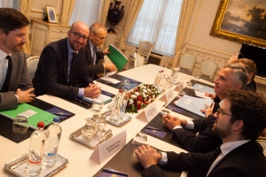 Réunion avec le Président de la Confédération suisse, Didier Burkhalter