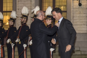 Prime Minister Michel with the Dutch Prime Minister Mark Rutte