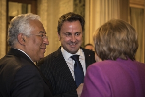 António Costa, Emmanuel Macron and Angela Merkel