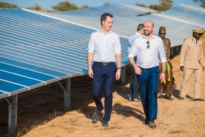 Visit of the solar power plant "Pr. Sheikh Anta Diop" in Senegal