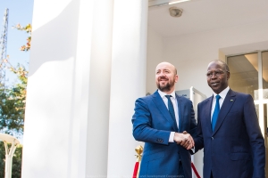 Visite de travail au Sénégal : Entretien avec le Premier Ministre sénégalais Mahammed Boun Abdallah Dionne et le Ministre de la Coopération au développement Alexander De Croo.