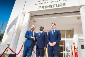 Visite de travail au Sénégal : Entretien avec le Premier Ministre sénégalais Mahammed Boun Abdallah Dionne et le Ministre de la Coopération au développement Alexander De Croo.