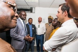 Visit of the solar power plant "Pr. Sheikh Anta Diop" in Senegal