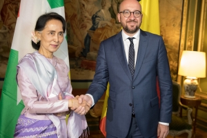 Meeting with H.E. Ms. Aung San Suu Kyi, State Counsellor of the Republic of the Union of Myanmar 