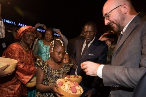 Ontvangst en onderhoud met eerste minister Abdoulaye Idrissa MAIGA.