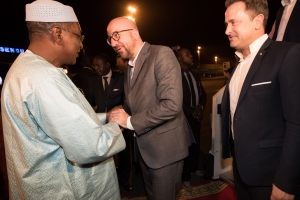 Ontvangst en onderhoud met eerste minister Abdoulaye Idrissa MAIGA.