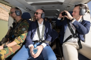 Bezoek aan de militaire basis van EUTM
