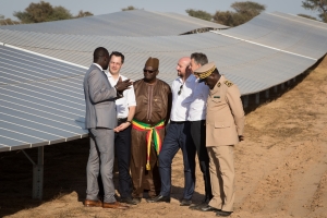 Visit of the solar power plant "Pr. Sheikh Anta Diop" in Senegal
