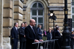 Hommage aux victimes des attentats terroristes du 22 mars