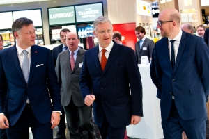 Inhuldiging van de Connector in Brussels Airport