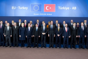 Bijeenkomst van de staatshoofden en regeringsleiders van de EU met Turkije