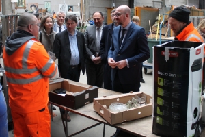 Werkbezoek in het Naamse