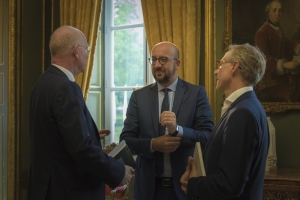 Informal meeting with CEOs of digital companies at the Egmont Palace.