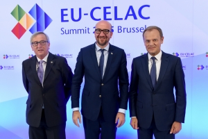 EU-CELAC-Gipfel mit den Leitern der Europäischen, Lateinamerikanischen und Karibischen Staaten