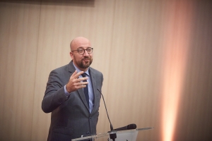 Inauguration du nouveau centre de production de vaccins contre la polio chez GSK à Wavre