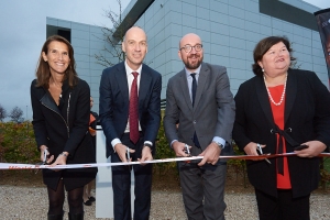 Inauguration du nouveau centre de production de vaccins contre la polio chez GSK à Wavre