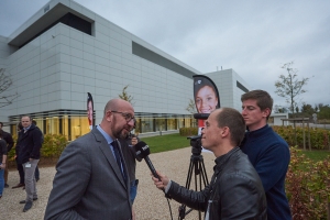 Inauguration du nouveau centre de production de vaccins contre la polio chez GSK à Wavre