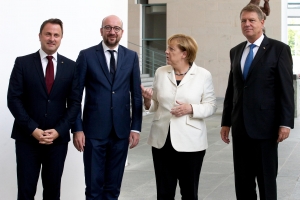 Arbeitsbesuch in Berlin und Treffen mit der Bundeskanzlerin Angela Merkel
